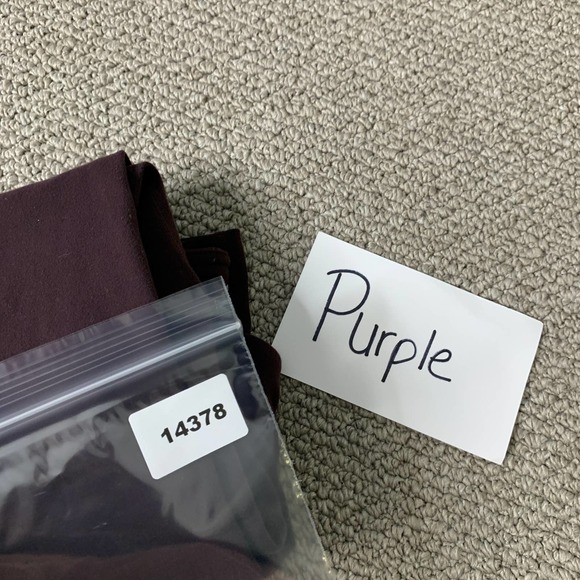 Athleta Womens Leggings Size Small Purple Revelation Splits Pull On Yoga Tights - Picture 11 of 11